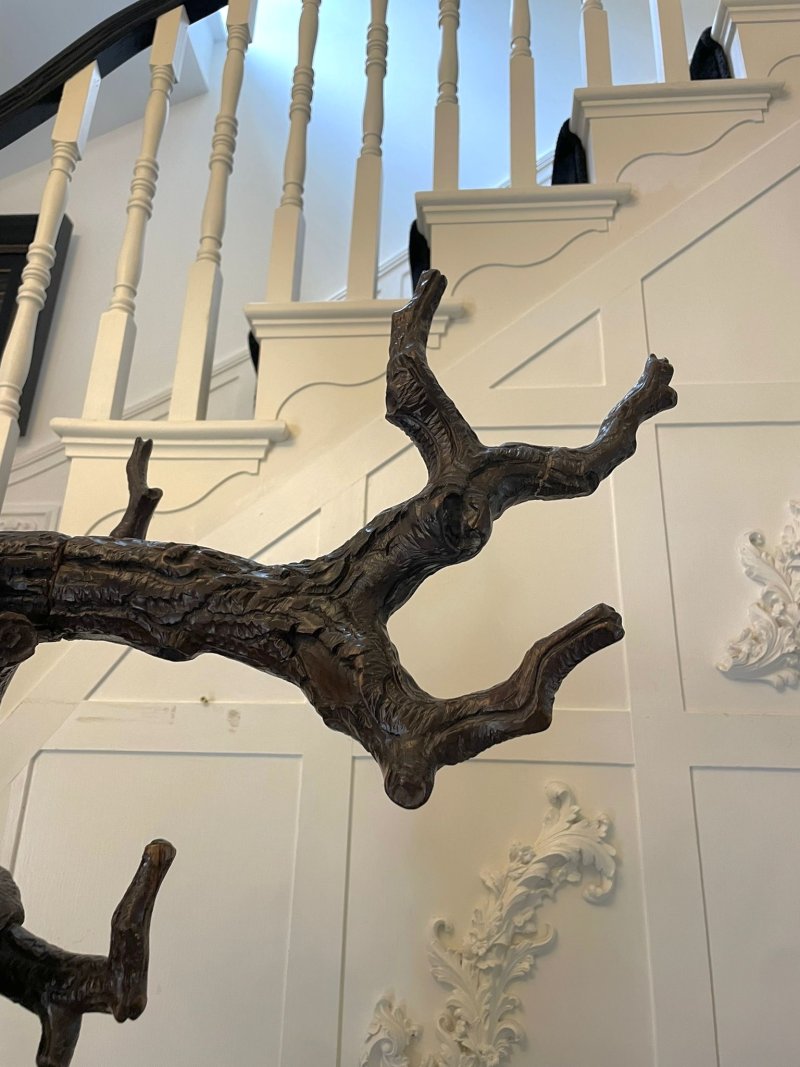 Magnificent Exhibition Quality Antique Black Forest Bear Oak Tree Hall Stand - Image 7